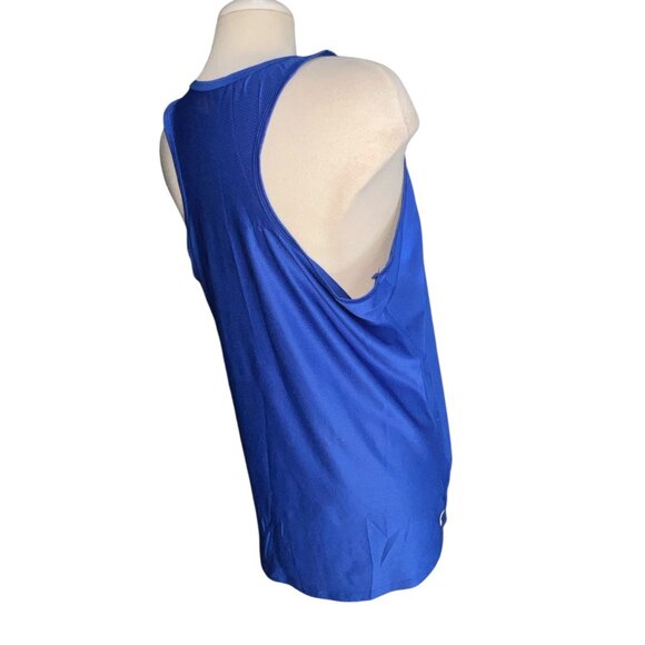 Danskin Now Semi Fitted Lightweight Racerback Active Tank Top Sz XL Royal Blue - Picture 7 of 9